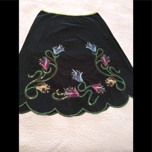 Vintage Embroidered Skirt